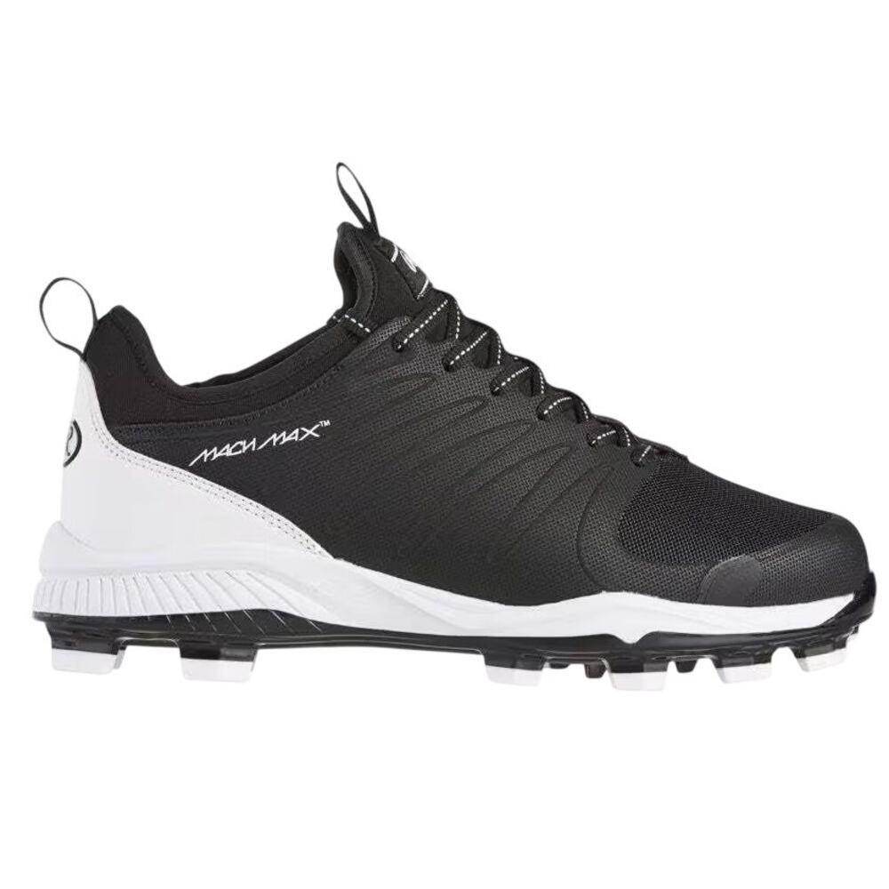 Rawlings Mens Roster 174931 Baseball Cleats Size 11 Black White NWOB